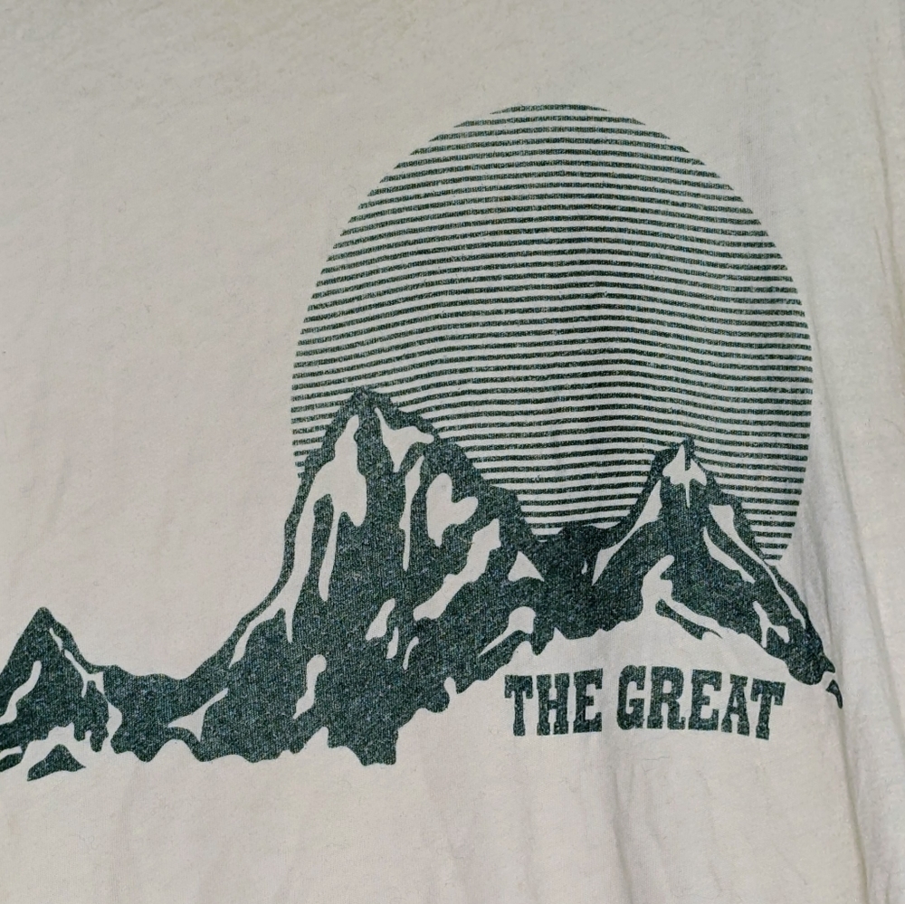 THE GREAT. White Graphic Tee - Picture 3 of 5